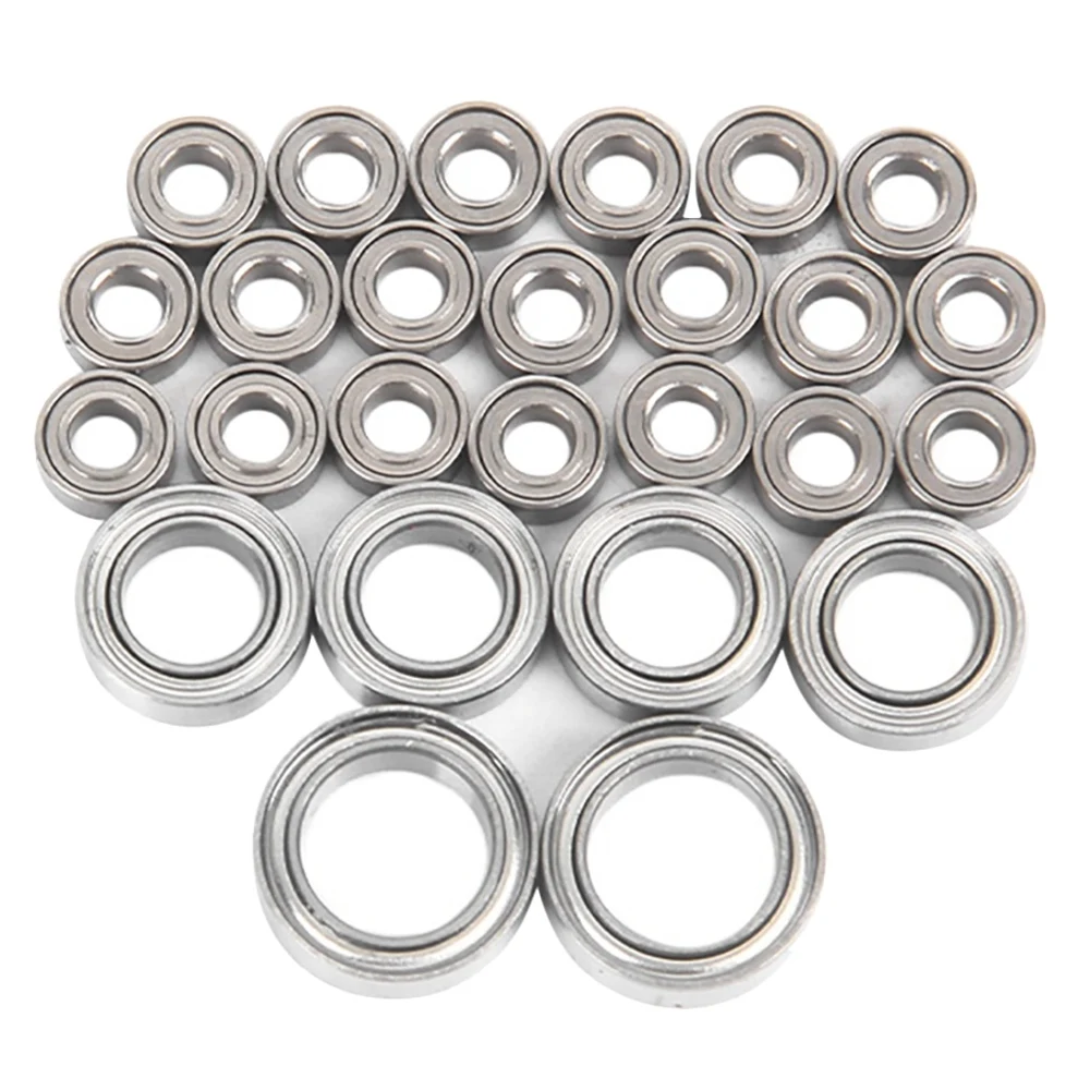 26Pcs Portal Axle Ball Bearing Set for C14 C24 C24-1 C34 C44 B14 B24 1/16 RC Car Upgrade Parts