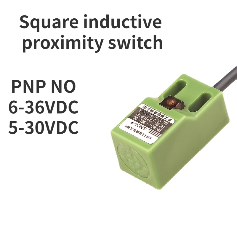 

Square inductive proximity switch SN04-P DC three-wire NPN normally open metal sensor 6V24V36V