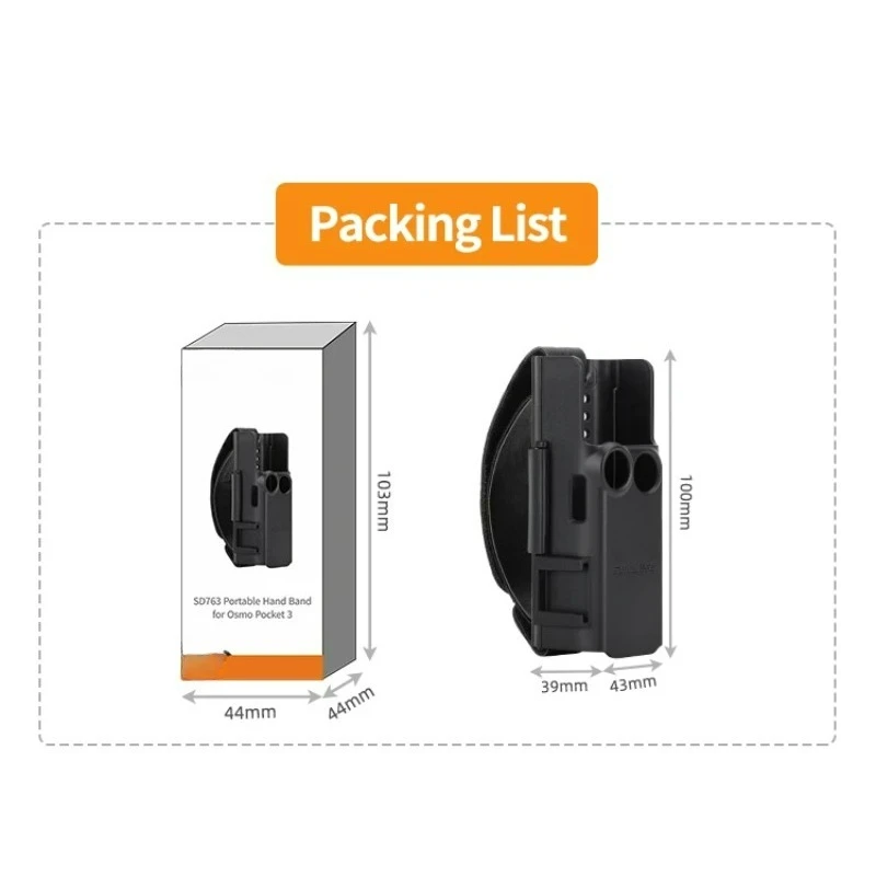 DJI Osmo Pocket 3 Hand Band واقية الحبل توسيع الإطار الباردة الحذاء تمديد غطاء مقبض لجيب 3 2025 جديد حار