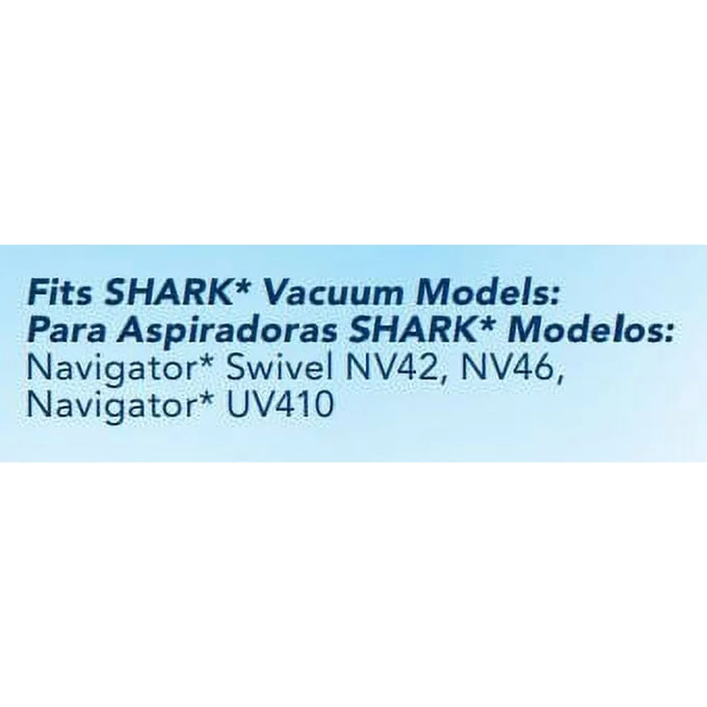 Vacuum Filter Replacement Set SHARK Navigator NV42 NV46 UV410 Washable Foam Felt Post-Motor Allergy Reduction 1 CT