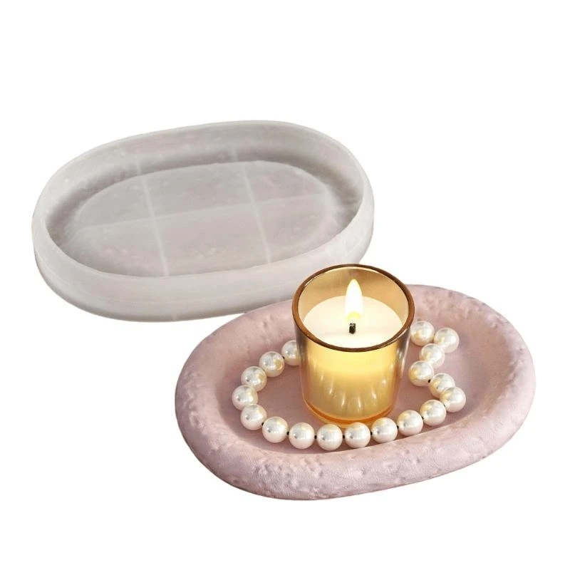 

N1HE Reusable Silicone Mold Crafting Molds Elegant Jewelry Trays Moulds Silicone Texture Suitable for Home and Present