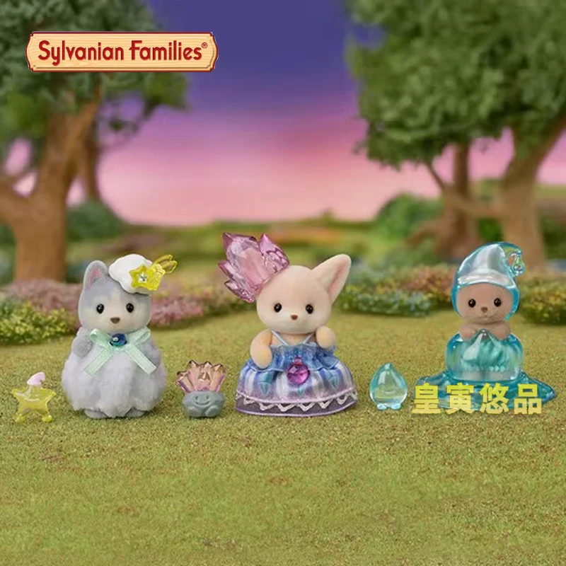 Oryginalne Figurki Sylvanian Families z Serii Fairy Forest, Figurki Akcji, Dekoracje na Biurko, Urocze Zabawki, Prezenty Urodzinowe dla Dziewczynek