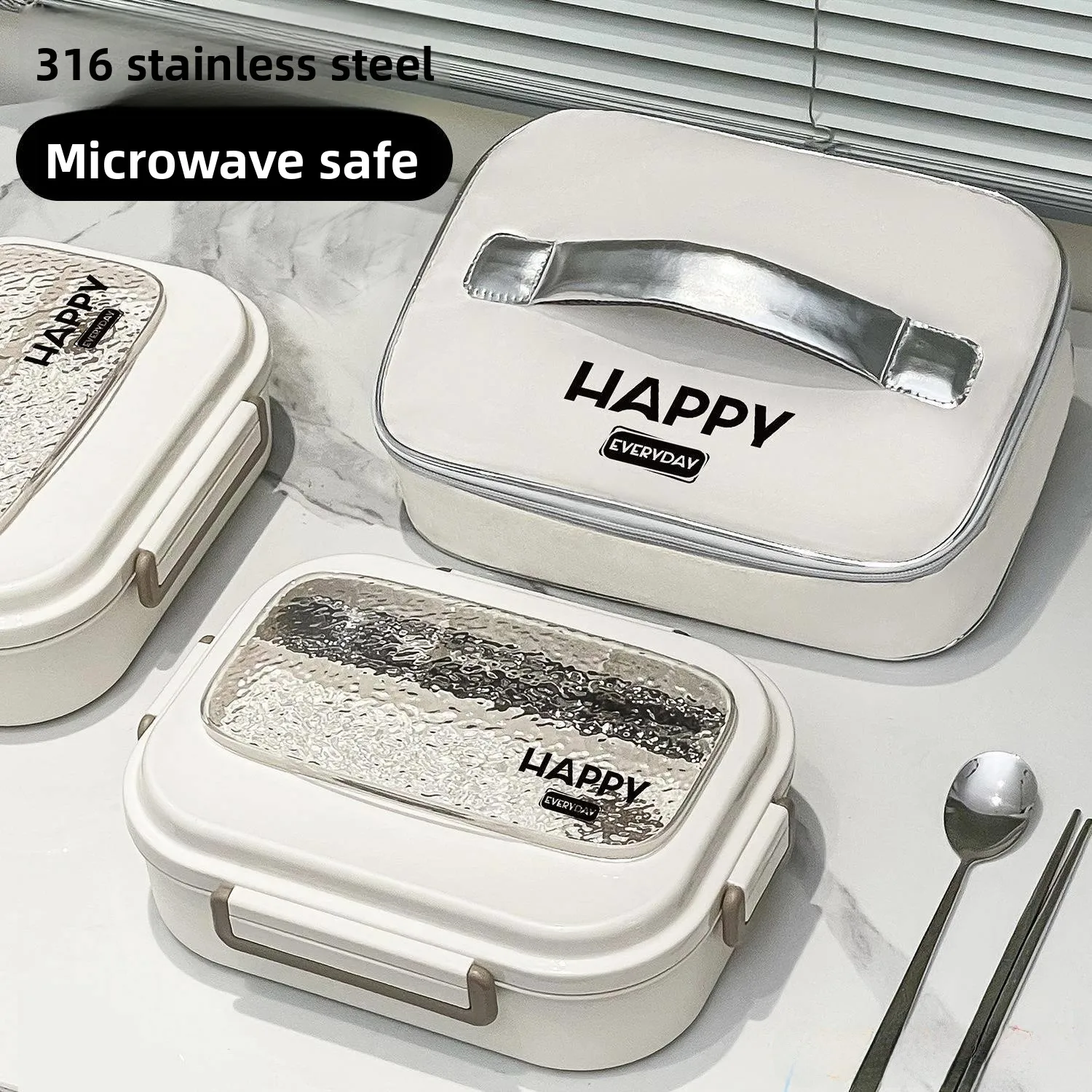 

Термоизолированный ланч-бокс из нержавеющей стали с отделениями для микроволновки, бенто-бокс для офисных работников, школьников, специальное использование