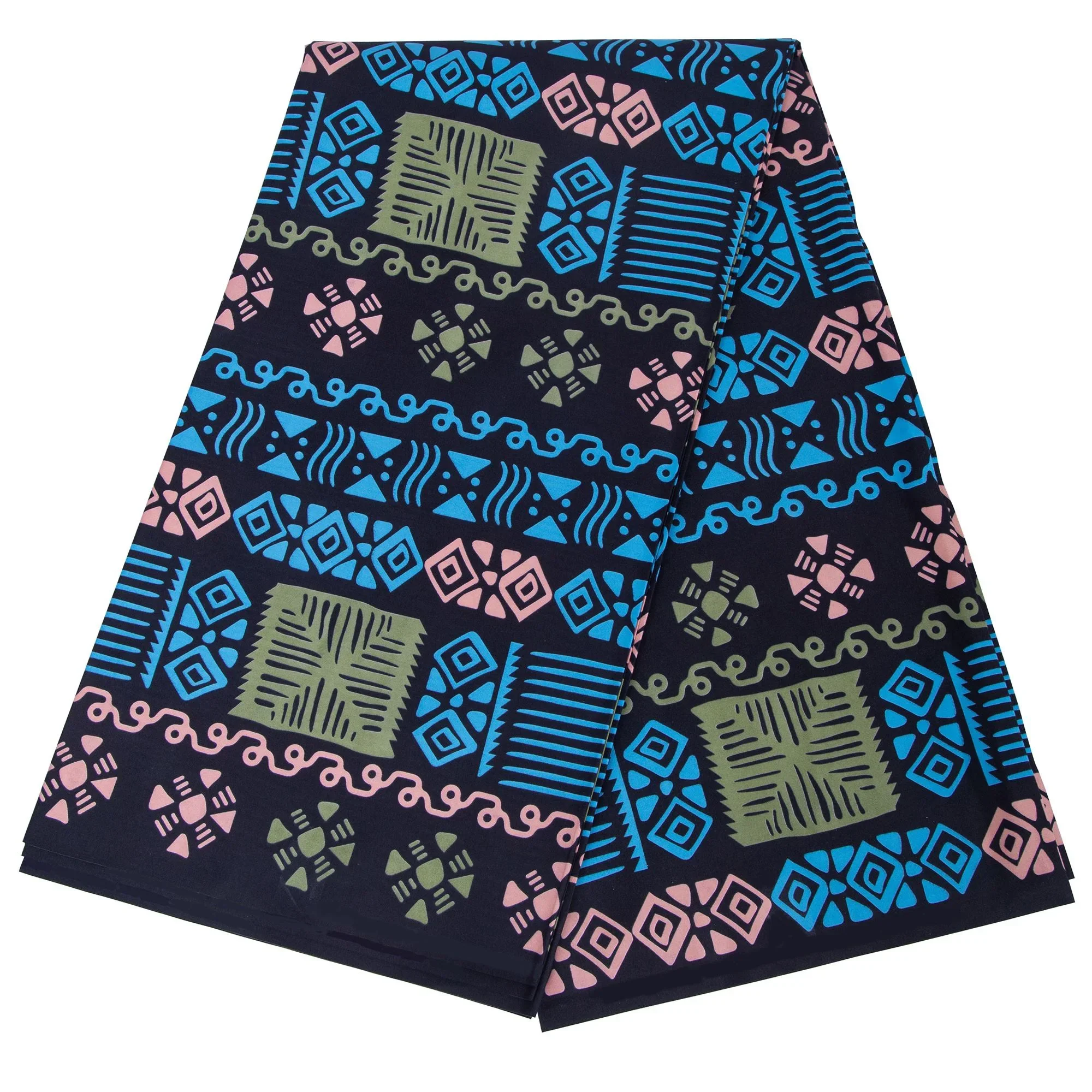 BatikNest-XWY Store African ethnic print batik 6 yards breathable & drapes well perfect for DIY clothing & accessories