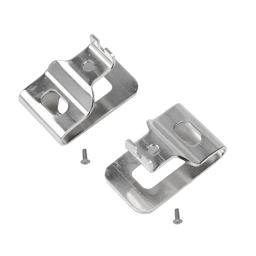 ポータブル電動ドリルベルトフック、スチール電動工具クリップ、ウエストバックル、電動工具、2個