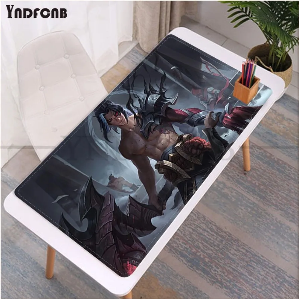 LOL Shieda Kayn Mousepad New Rubber Mouse Durable Desktop Mousepad Size for Game Keyboard Pad for Gamer