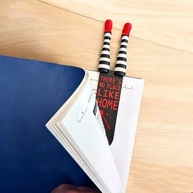 Witch's Leg Bookmark With High Heel Shoe Cute Quirky Page Marker Bookworm Present DIY Book Accessory For Readers And Book Fans