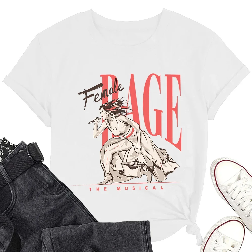 Female Rage The Musical Eras Concert Tee TTPD Fan Gift Tortured Poets Department  women clothing  shirts for women  y2k top