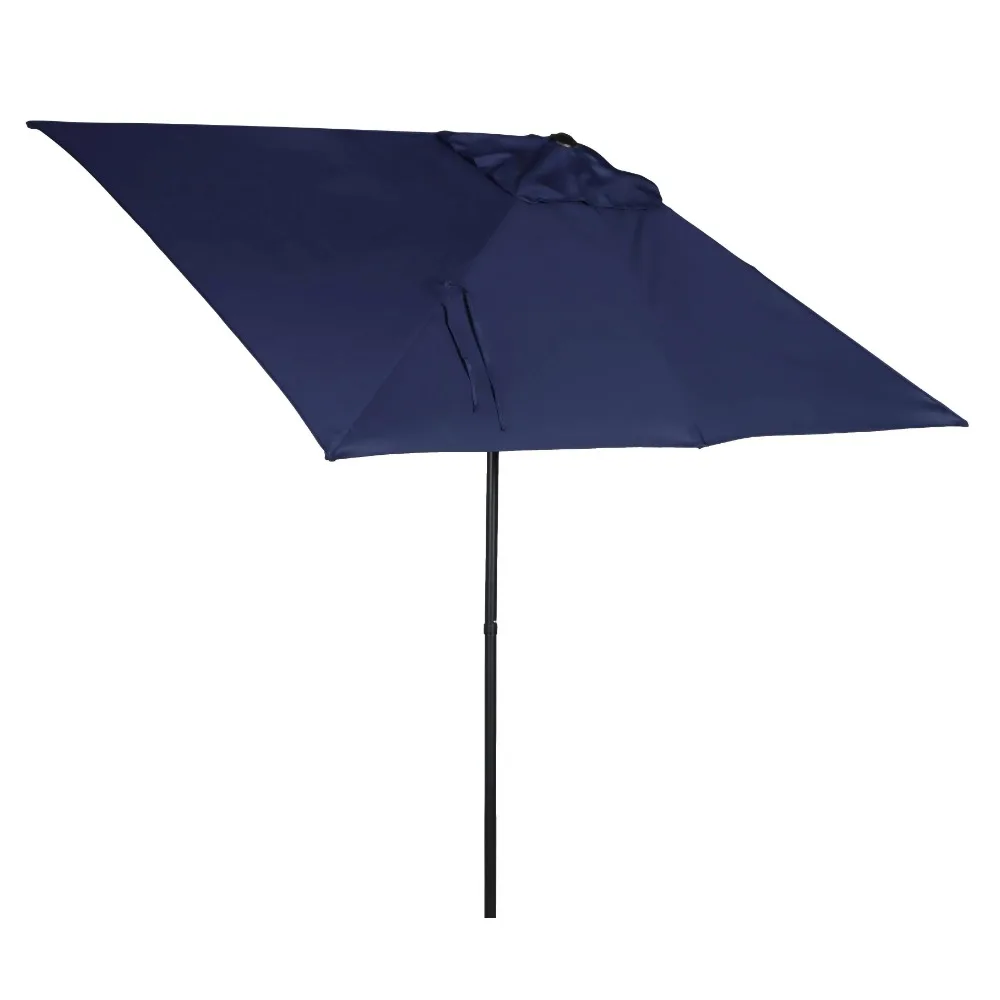 مظلة فناء مستطيلة باللون الكحلي، إمالة قابلة للتعديل