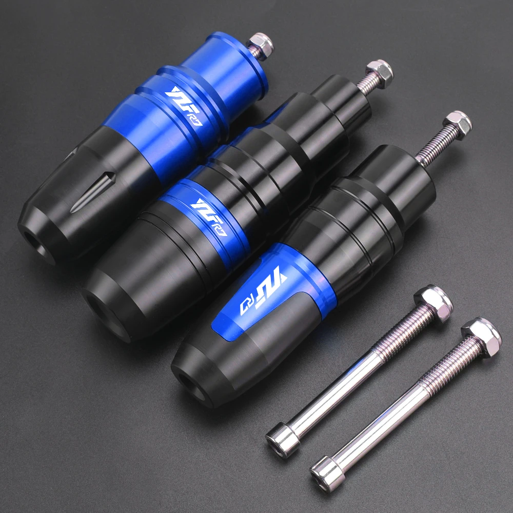 

For YAMAHA R7 YZFR7 YZF R7 R 7 YZF-R7 Motorcycle CNC Aluminum Crash Pads Exhaust Sliders Crash Protector Accessoires