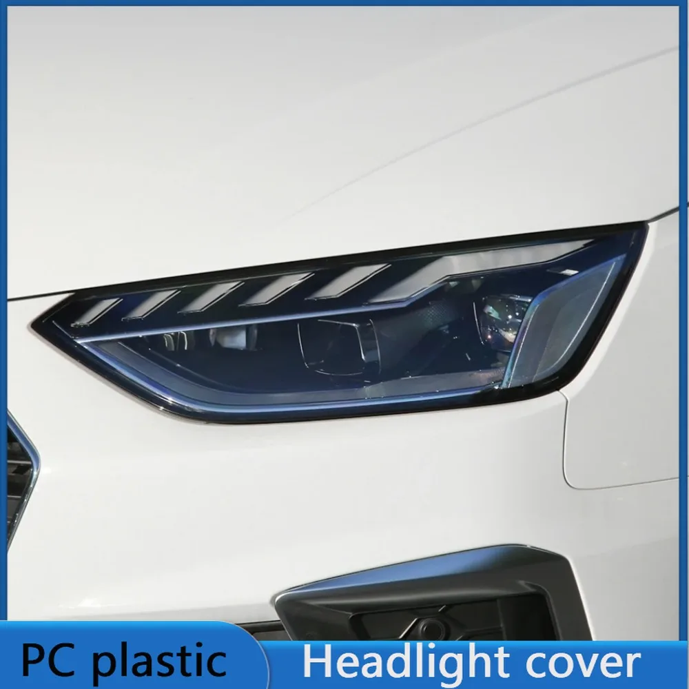 

For Audi A4 2020 2021 Year Front Headlight Cover Transparent Lampshade Headlamp Lens Shell Body Kit Accessories