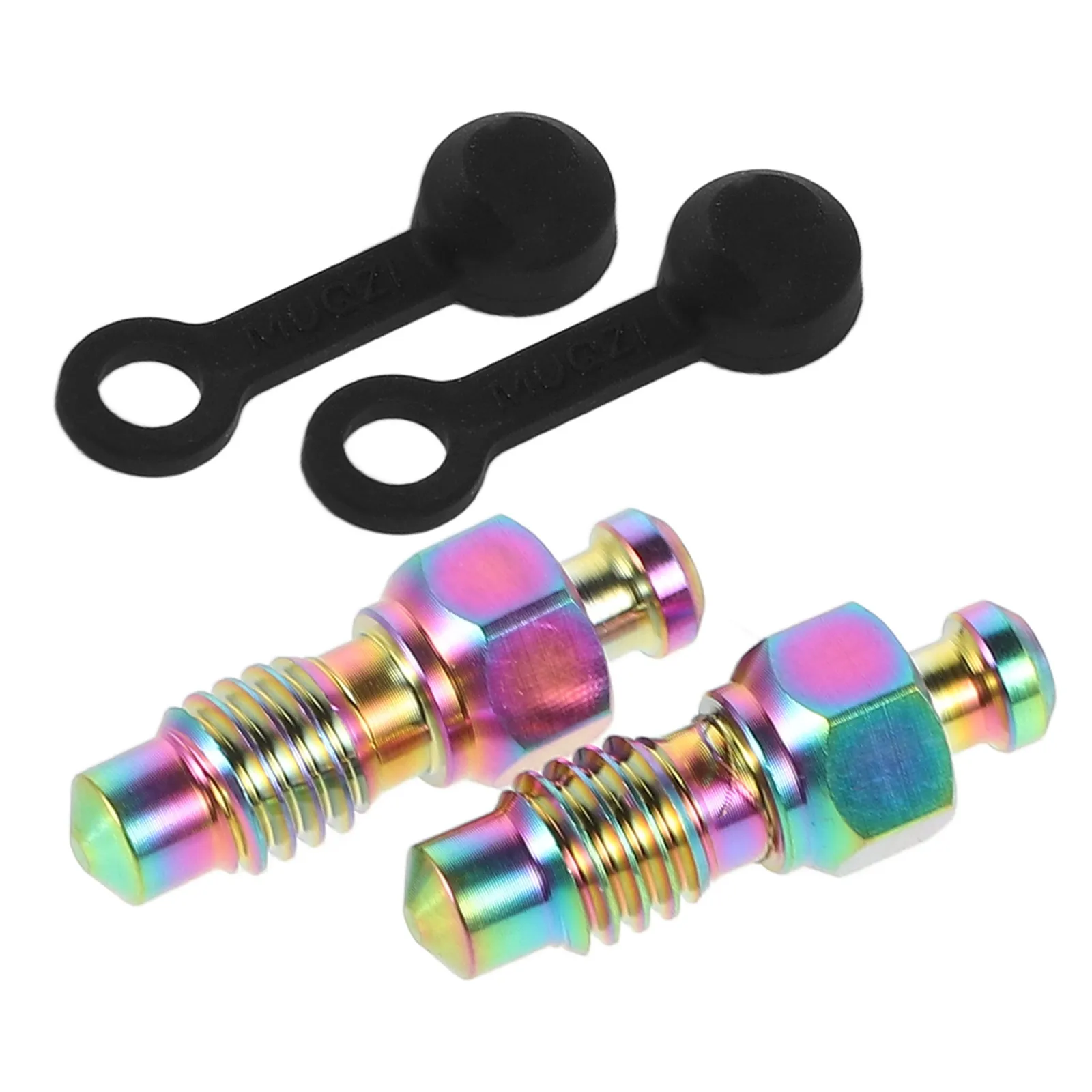

1 Set Brake Bleeder Screw Caps Kit Bike Motorcycle Air Bleeder Bolts Grease Fitting Replacement Handlebar Stem Screws Dirt Bike