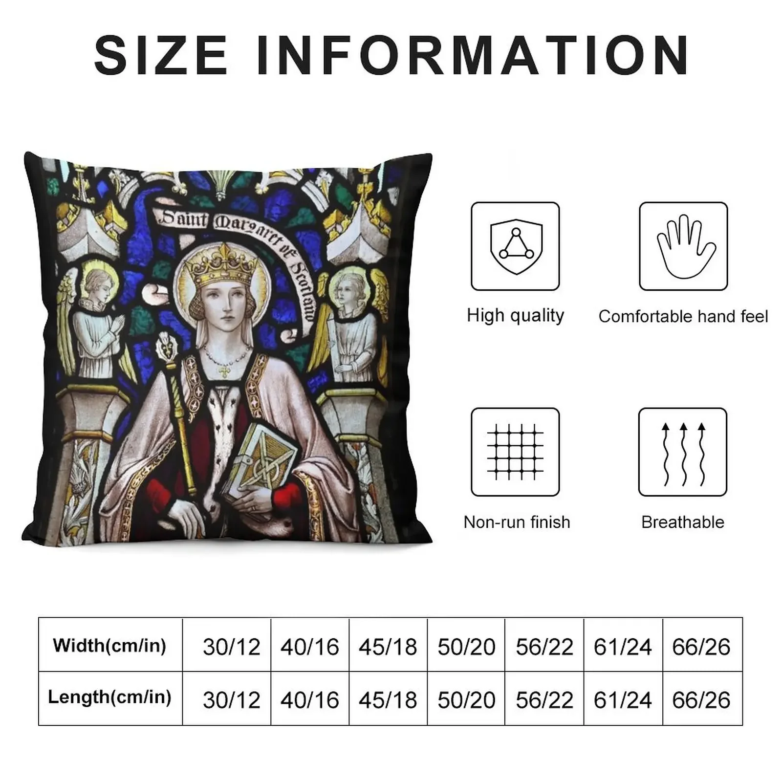 Saint Margaret of Scotland Throw Pillow christmas pillow case Luxury Pillow Case Luxury Cushion Cover