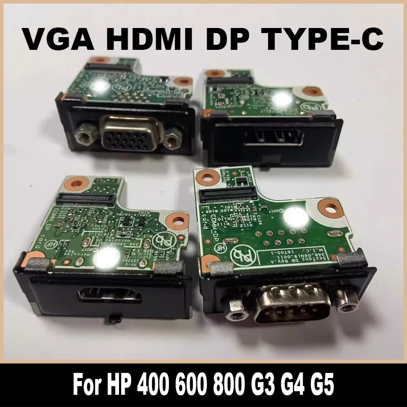 Nowość dla HP 400 600 800 G3 G4 G5 DM SFF VGA HDMI DP płyta TYPE-C 906321-001 906318 906315-001 karta adaptera L07094-001