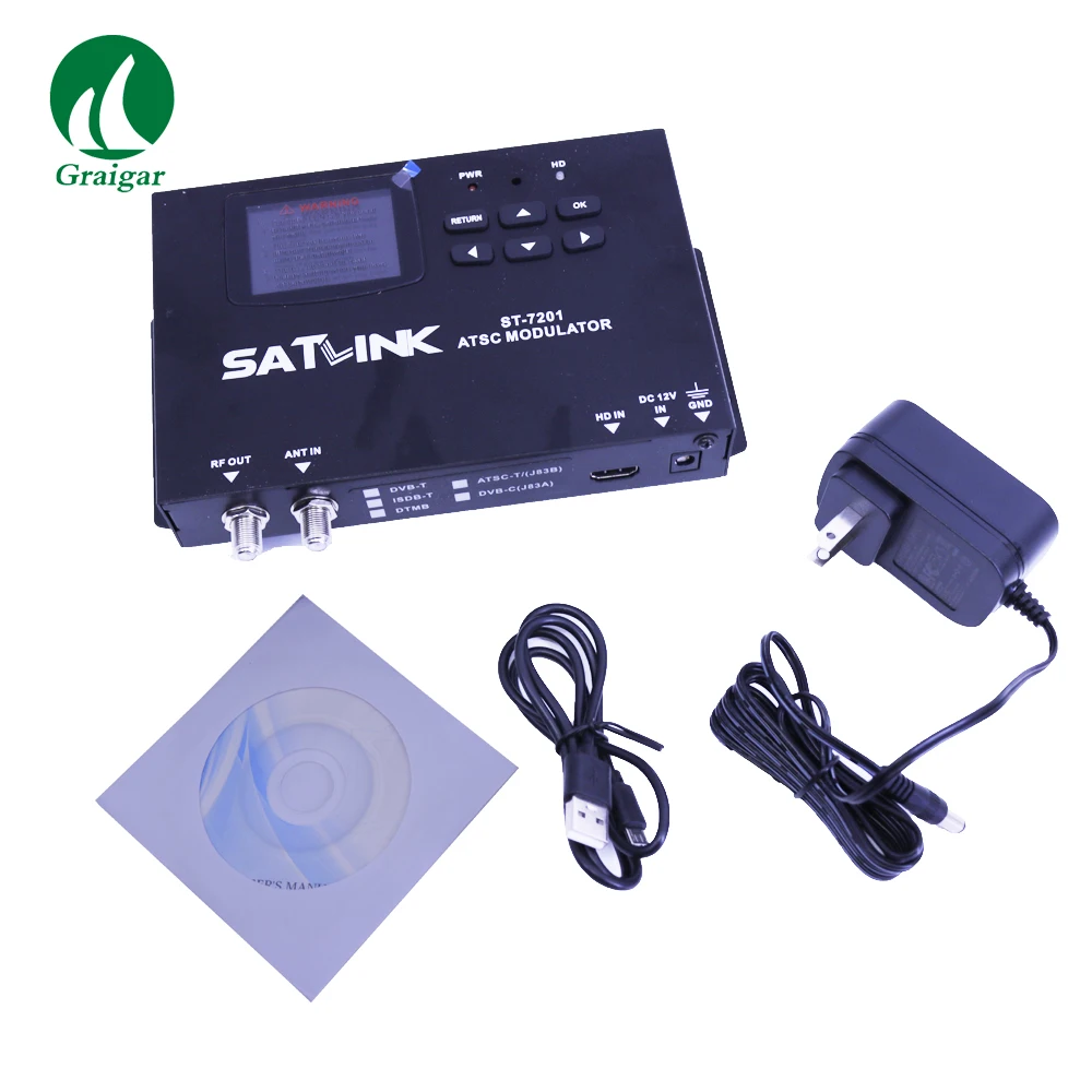 Satlink ST-7201 High-performance ATSC-T/ATSC-C HD Modulator Range: 50~860MHz