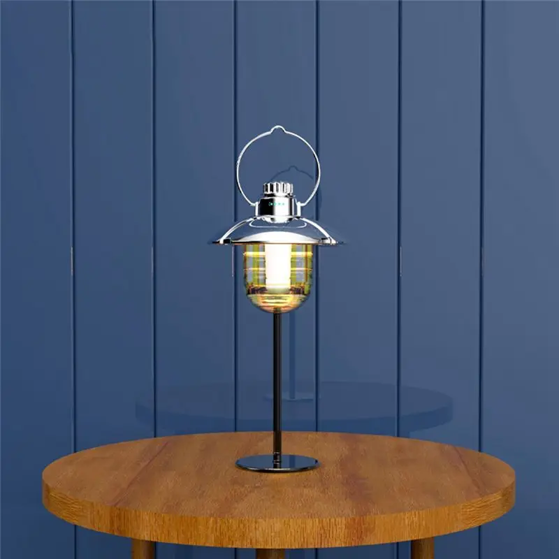 

Перезаряжаемый светодиодный фонарь BABQ для кемпинга, портативный, водонепроницаемый, ретро-лампа для палатки, для рыбалки и путешествий, белый свет