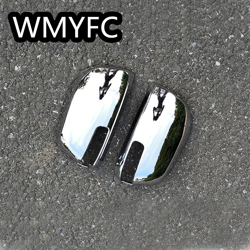 CHROME DOOR SIDE WING MIRROR CHROME COVER CAP vista posteriore TRIM accessori adatti per TOYOTA RAV4 2006 2007 2008 2009 2010 2011 2012