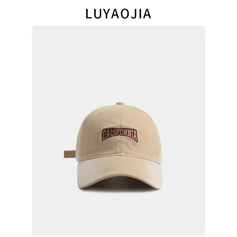 

Baseball cap women's street fashion soft top trendy brand versatile embroidery sunscreen cap men