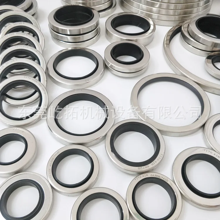 GHH-RAND Screw Main Machine CE55R Engine Head Oil Seal/Shaft Sleeve Air Compressor Overhaul Machine Head Seal Accessories