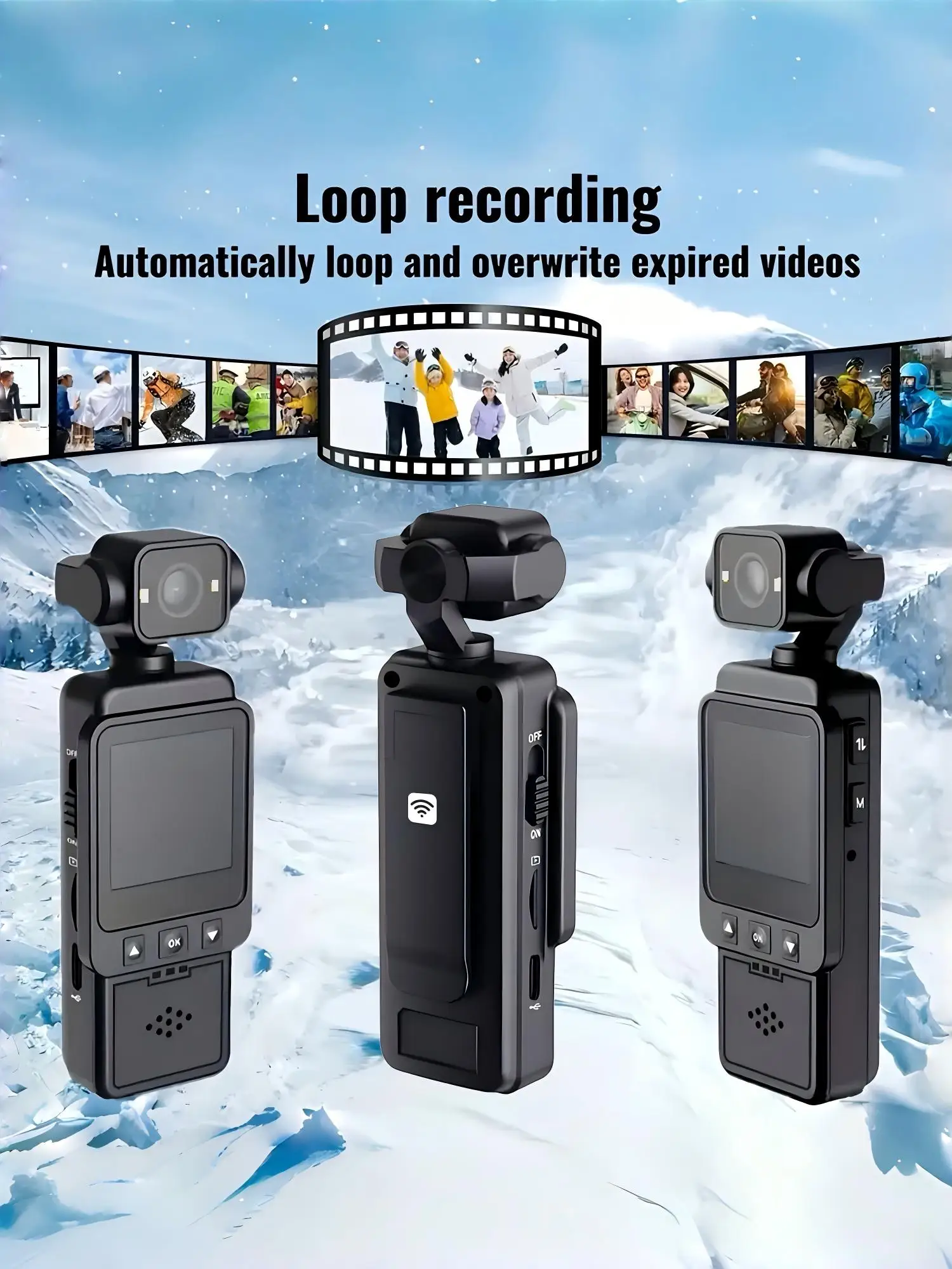 AliExpress NONE HD 1080P Video Recorder Cycling Cam Wireless Wifi Camera