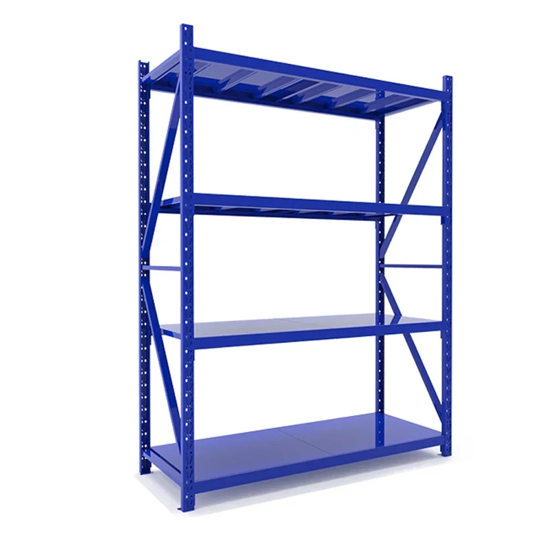 

Medium-sized warehouse shelves Storage multi-layer heavy-duty display shelves Multifunctional iron shelves Free combination