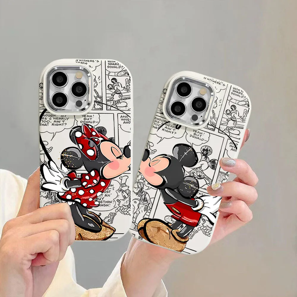 آذان ثلاثية الأبعاد ميكي ميني ماوس غلاف ل ممن لهم Realme C67 C63 C61 C55 ملاحظة 50 60 C53 C35 C12 C25 C25S C55 C20 C11 2021 حافظة جميلة