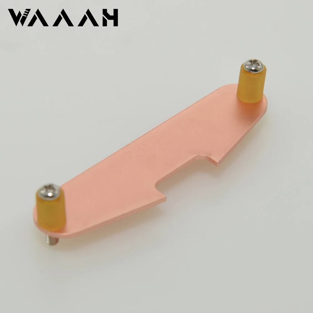 1pcs ST Single Coil Pickup Base plate Steel Material with Copper Plated Color for Electric Guitar