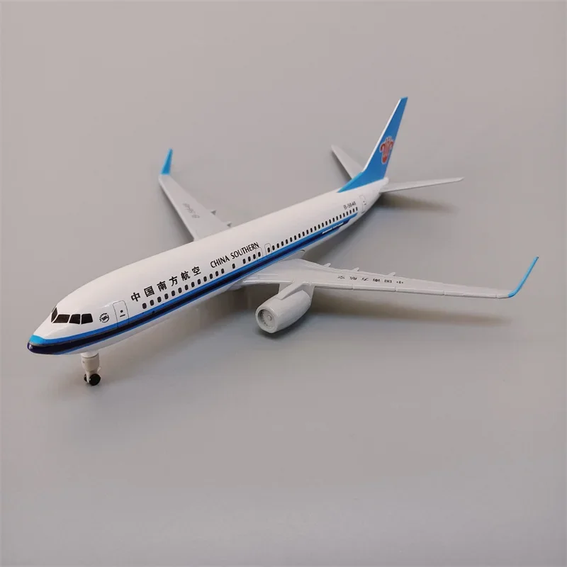 20cm Alloy Metal China Southern Airlines Boeing 737 B737 Airways Diecast Airplane Model Plane Aircraft w Landing Gears Wheels