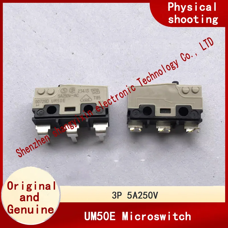 Original UM50E microswitch MICRO bent foot handless 5A 250VAC T85