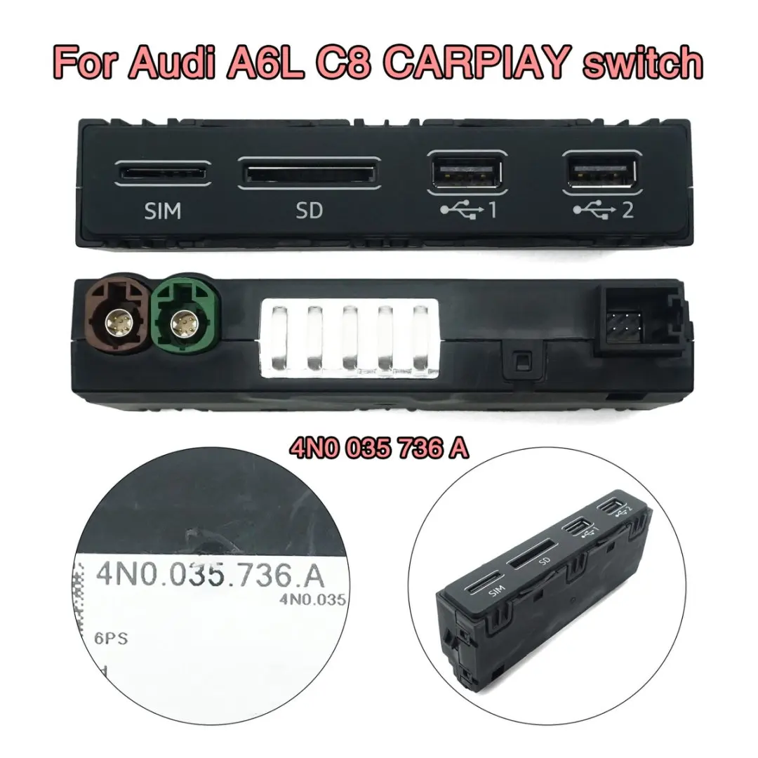 

Для Audi A6L C8 CARPIAY переключатель 4N0035 736A