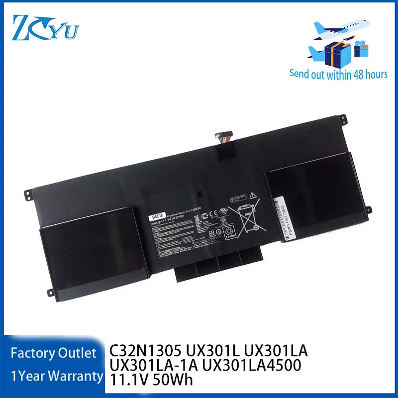 C32N1305 Laptop Battery for Asus Zenbook Infinity UX301L UX301LA UX301LA-1A UX301LA4500 etc 11.1V 50Wh