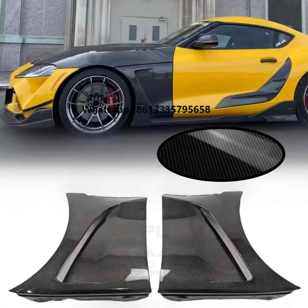 

Carbon Fiber Side Fender S Style Fenders Front Fender Cf Refit Car Bodykit for Gr Supra A90 A91 Mk5