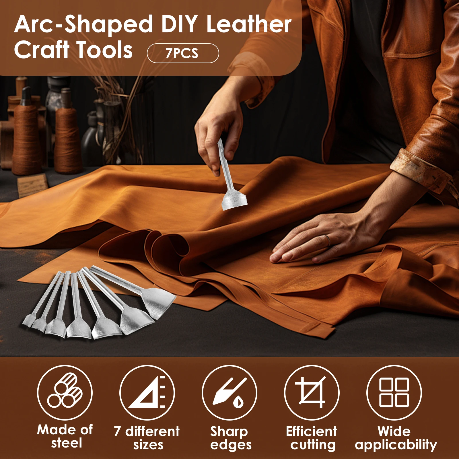 Deri Köşe Yumruk Kesici Bıçak  - Round Knife Leatherwork incelemesi ve fiyatı