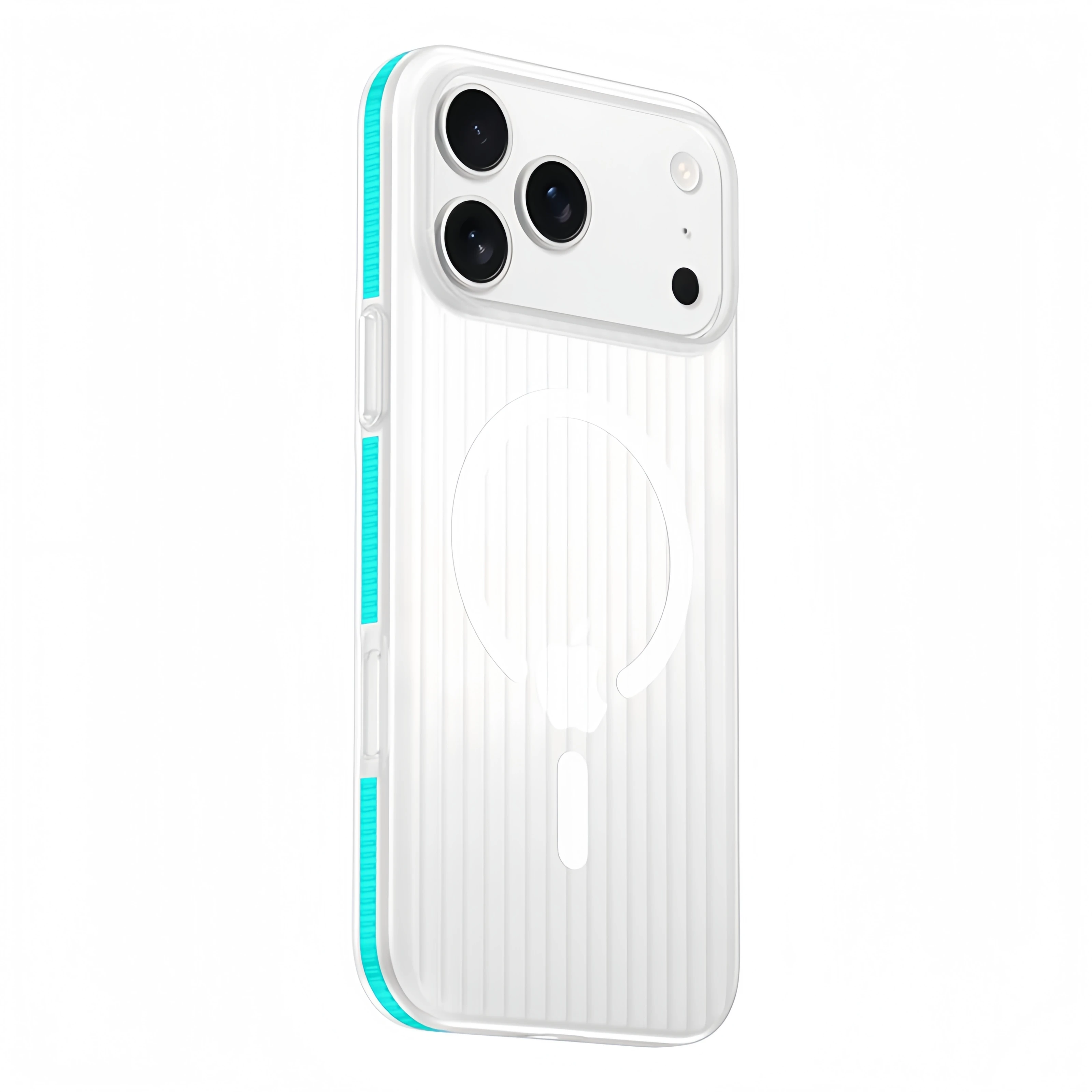 3D Corrugated For Magsafe Magnetic Phone Case For iPhone 18 17 Air 16 E 15 14 13 12 Pro Max Plus Non-slip Hard Matte Clear Cover