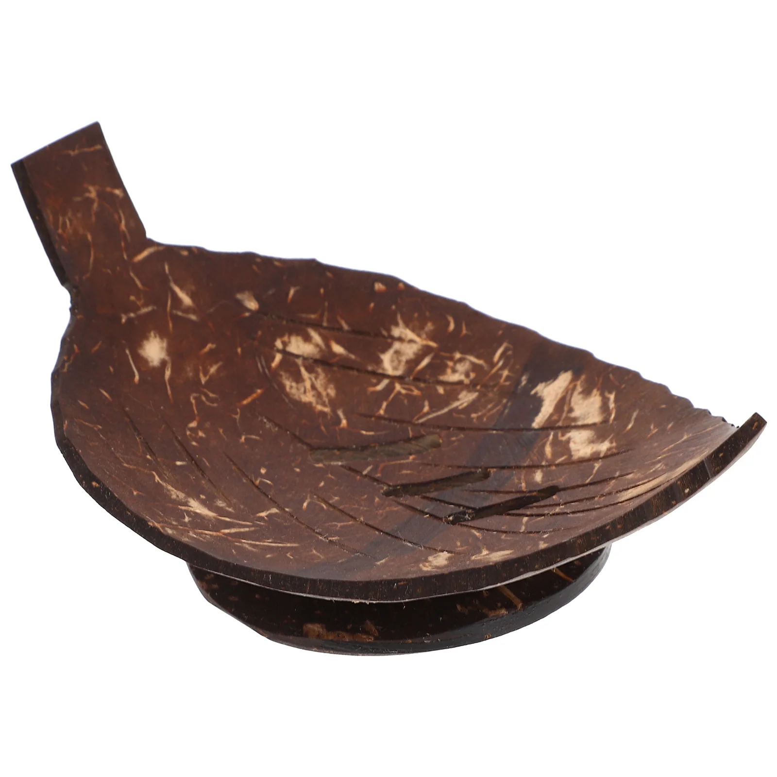 

Premium Shell Soap Dish Leaf Shape Manual Drain Bath Soap Box Waterproof Portable Bathroom Holder Non- Saving