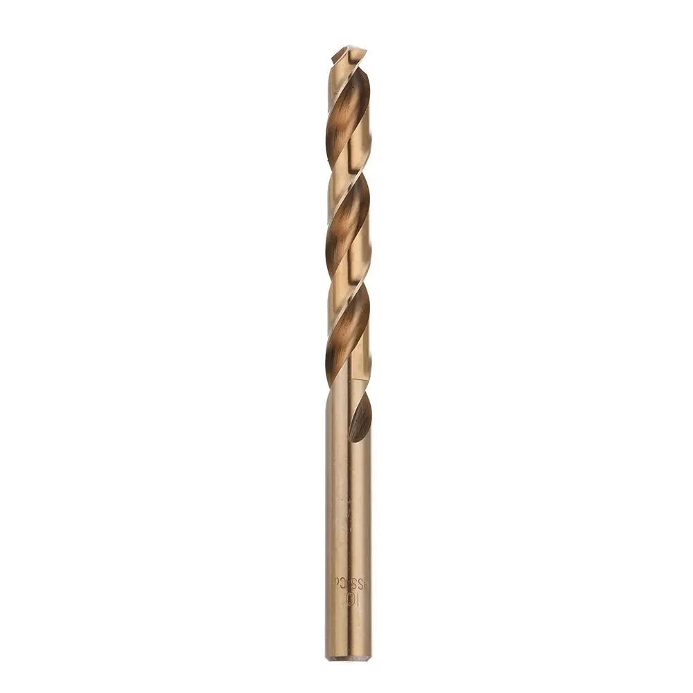 Aço inoxidável Straight Shank Torção Brocas, Metal Ferramenta De Perfuração De Poder, Alta Velocidade, M35, 1.5-10mm, 15Pcs