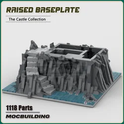 Raised Baseplate For Castle Sets MOC Building Blocks Diorama Model Set DIY Assembly Technology Bricks Toys Xmas Gifts