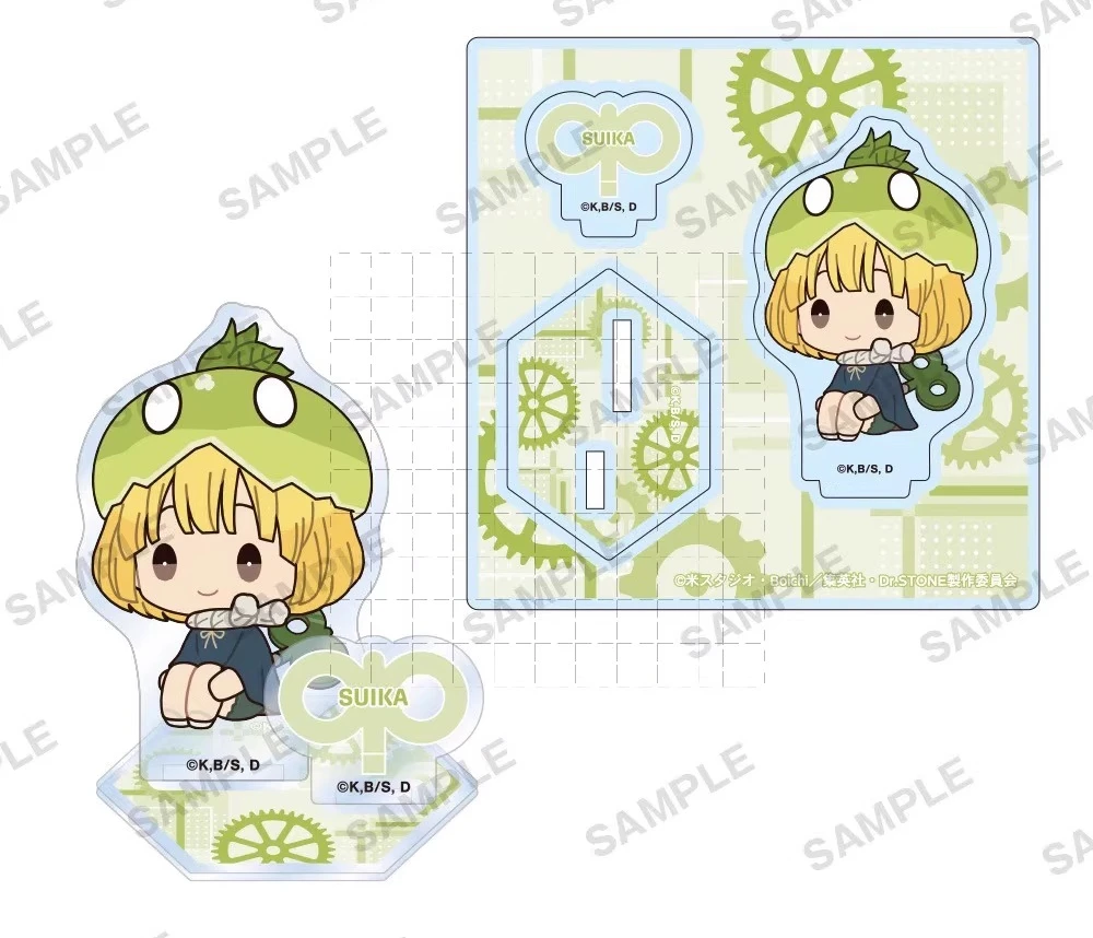 Game Ishigami Senku Asagiri Hyoga Saionji Ukyo Nanami Ryusui Acryl Stand Pop Anime Figuur Model Plaat Cosplay Speelgoed voor Gift