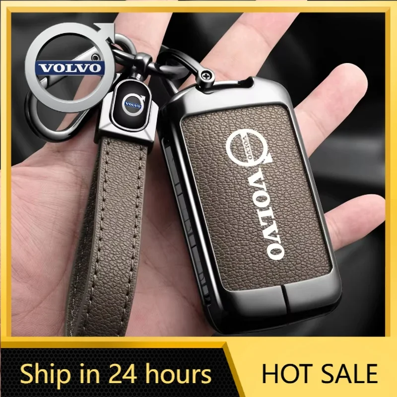

Steering Covers Zinc Alloy Car Key Case Full Cover Protector Holder Shell Fob For Volvo XC60 XC40 XC90 S90 V60 S60 V90 C40 Key c