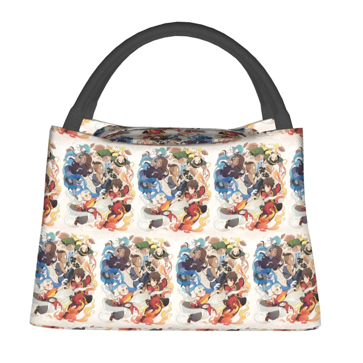 Avatar The Last Airbender Insulated Lunch Bag for Women Kids Portable Food Boxes Thermal Lunch Box Tote
