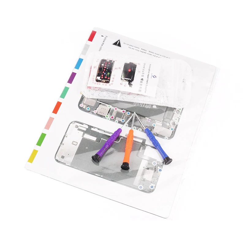 Magnetic Work Mat Screw Memory Pad for iPhone 4, 6, 6s, 6 Plus Disassembly Repair