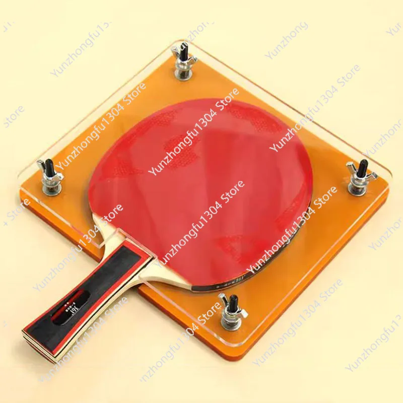 Table Tennis Racket Rubber Pressing Tool Kit with Glue Roller and Cutter
