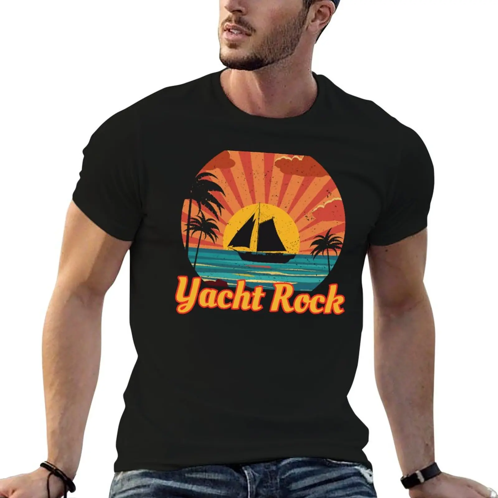 Yacht Rock Design T-Shirt Halloween Theme T-Shirt
