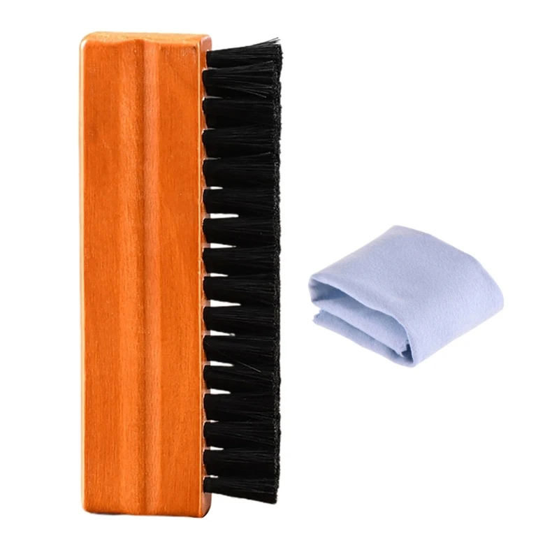 Handle Record Brush Cleanings Brush for Record Care Antistatic Record Dust Remover for Improved Sound Drop Shipping