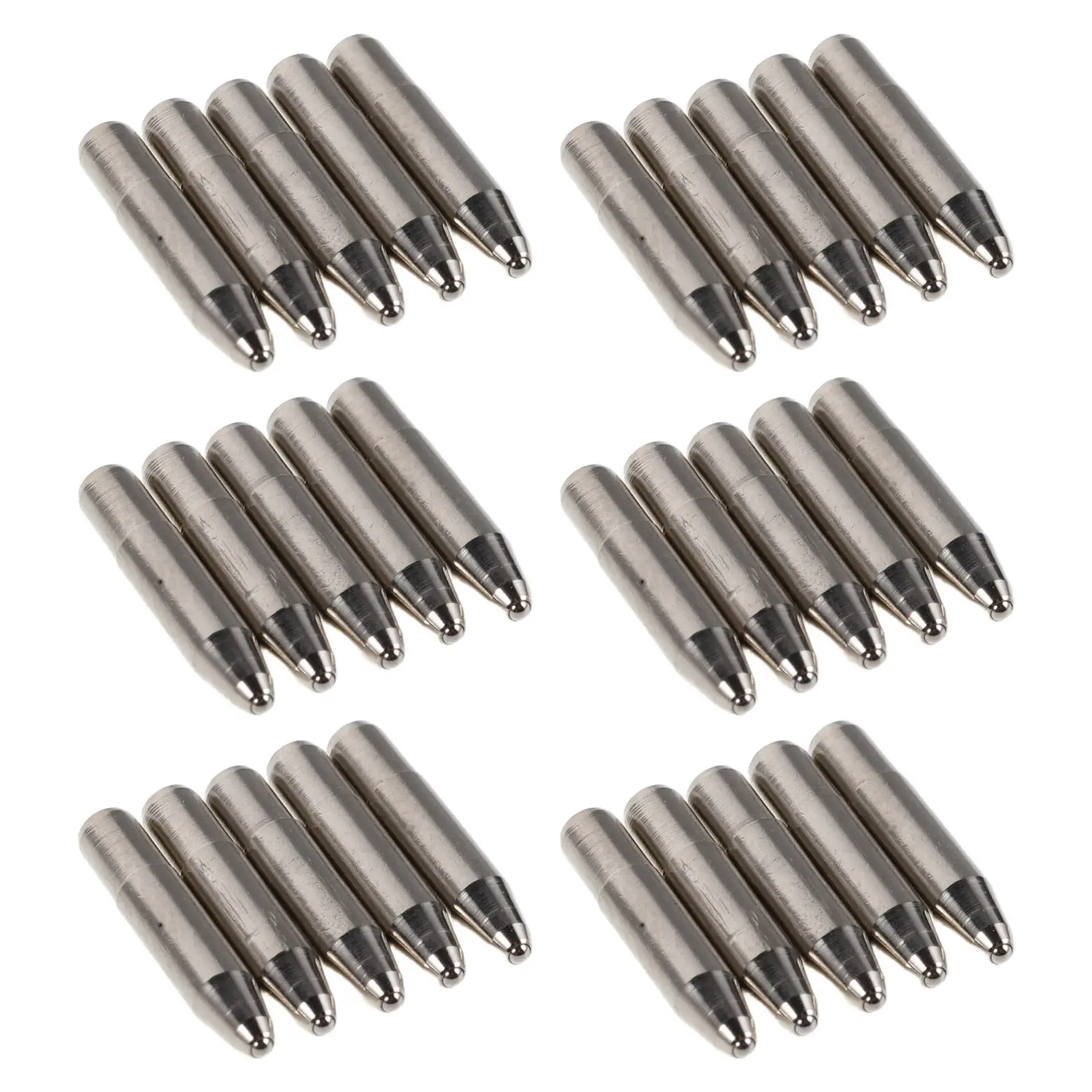 

50Pcs Gel Pen Nib Replacement Metal Pen Tips for Gel Ink Smooth Writing Point Refills Office School Professional Note-Taking