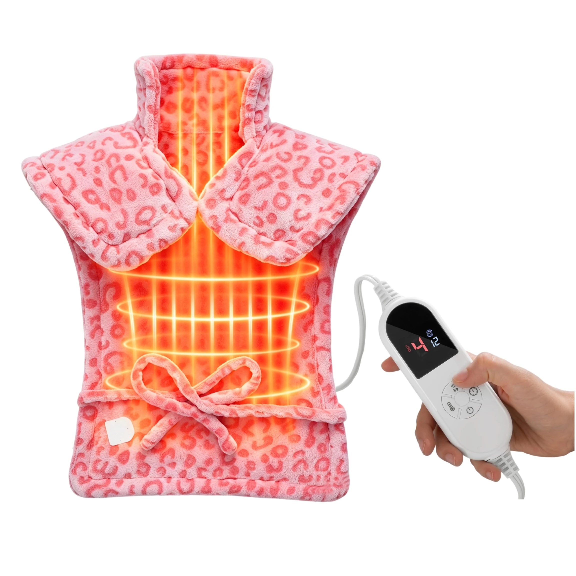 Electric Shoulder Neck Jacket 6085cm Shawl Electric Heating Pad Hot Compress Shoulder 60*90cm Mat Back Abdomen Heat Warming Wrap
