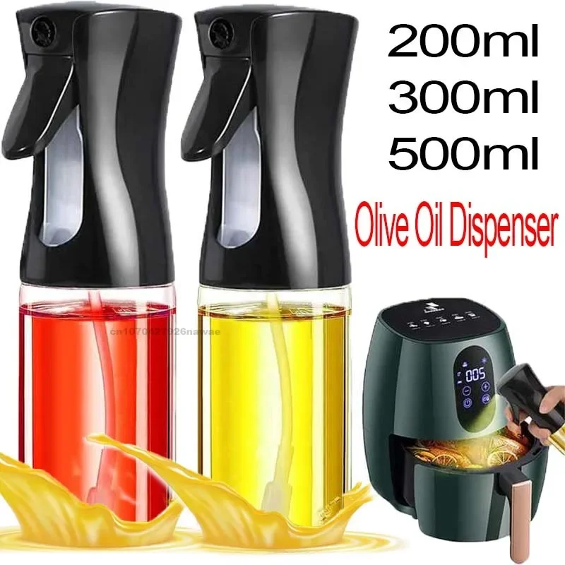 Oil Spray for Cooking Olive Oil Dispenser Plastic Bottle Sprayer Mist-Reusable Food Grade Oil Vinegar Spray Kitchen Accessories