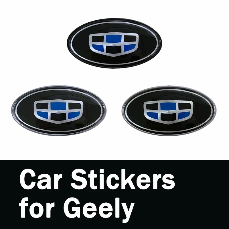 Металлическая Автомобильная наклейка для Geely Binyue Pro EC7 Emgrand GS Yuanjing X6 X3 Xingyue King Kong, задний хвост, боковая Модифицированная эмблема кузова