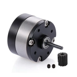 Metal 1:3 Ratio Reducer Planetary Gearbox Transmission Box for 1/10 RC Crawler Car Axial SCX10 RC Car 540 550 Motor Parts