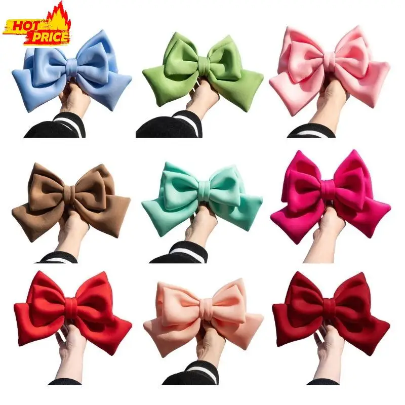 

Motorbike Helmets Decor Adhesive Large Bowknot Ornament Helmets Decoration